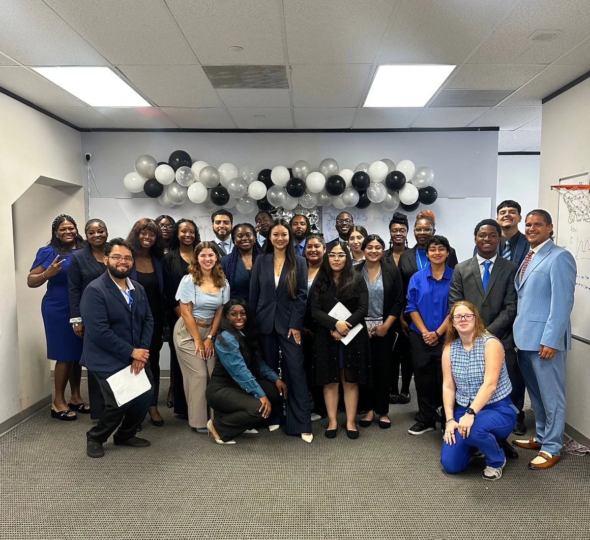 The GA Jersey Village team together at a company event
