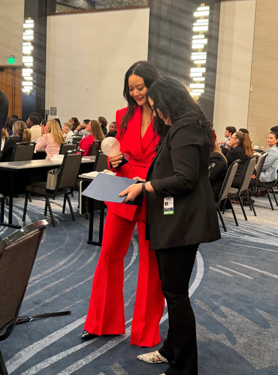 GA Jersey Village team members at an awards ceremony