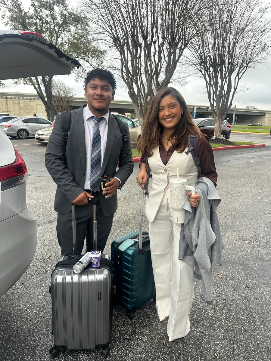 GA Jersey Village team members traveling to a conference