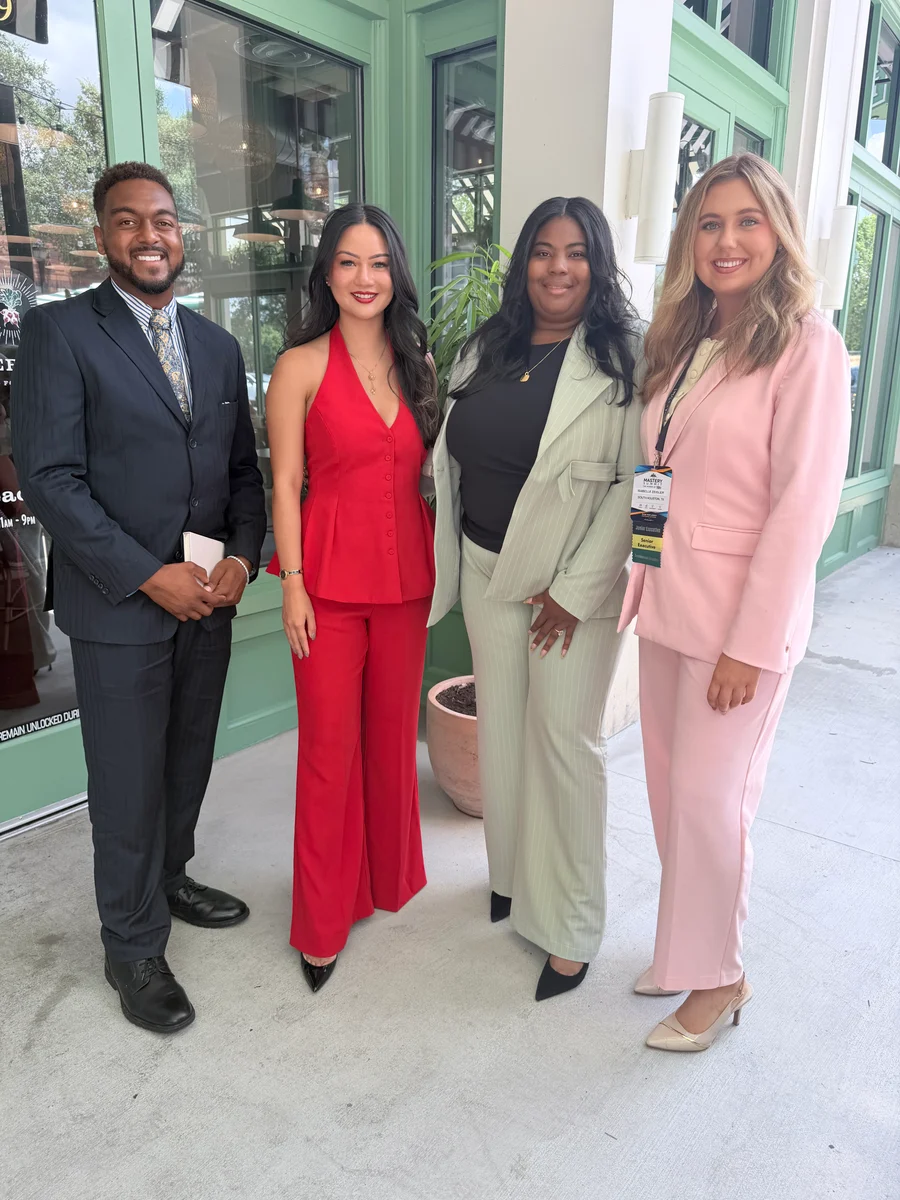 GA Jersey Village team members at a networking event