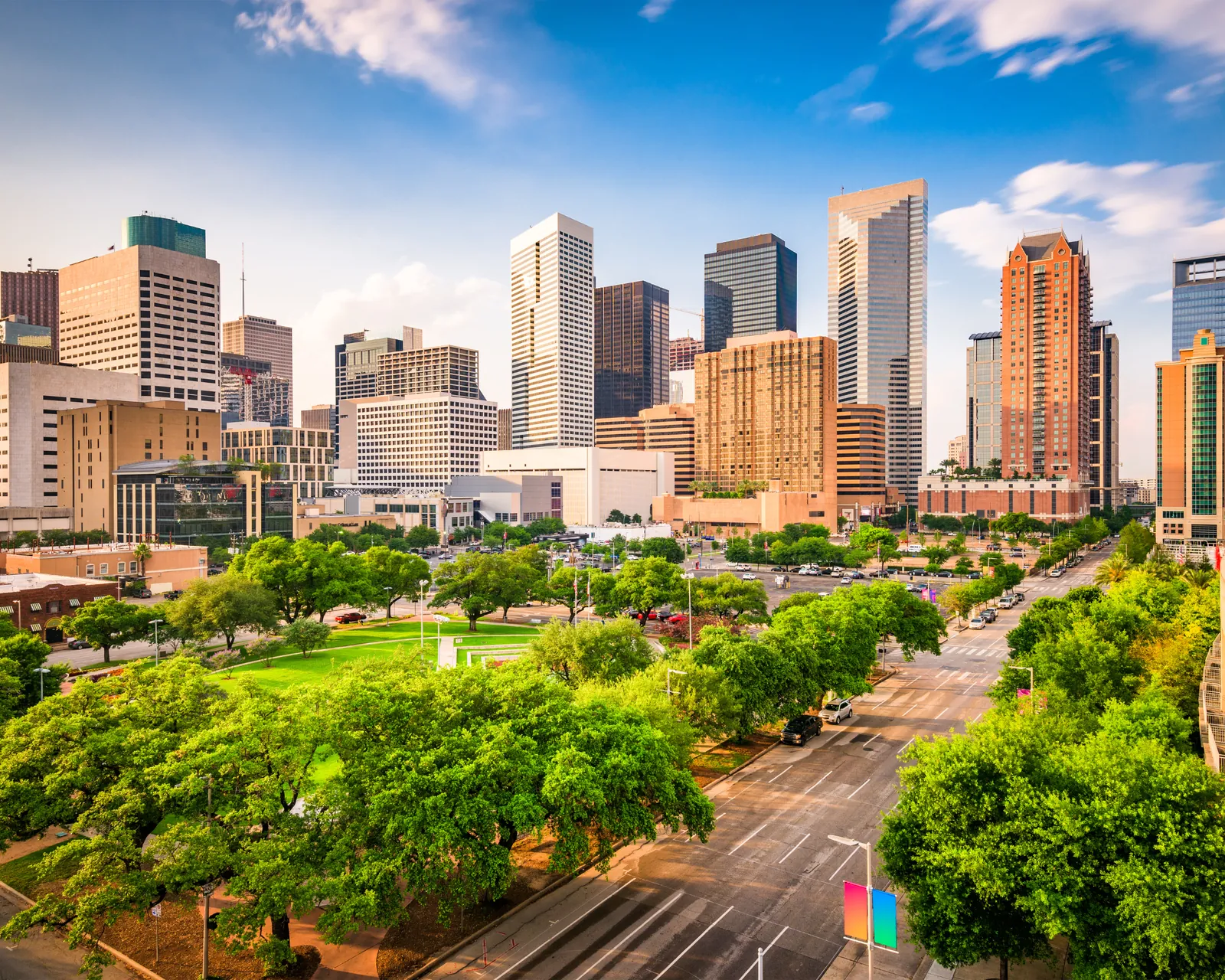 The Houston skyline